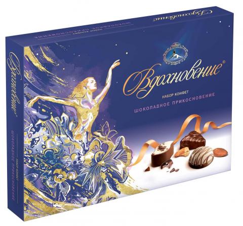 Конфеты в коробке Вдохновение Шоколадное прикосновение, 136 г
